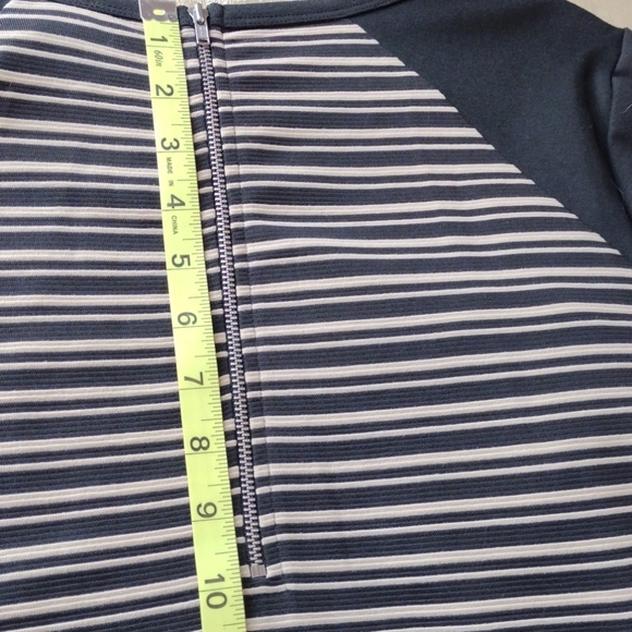 NWT Lane Bryant Color Block Short Sleeved Dress 18/20 - Picture 10 of 12